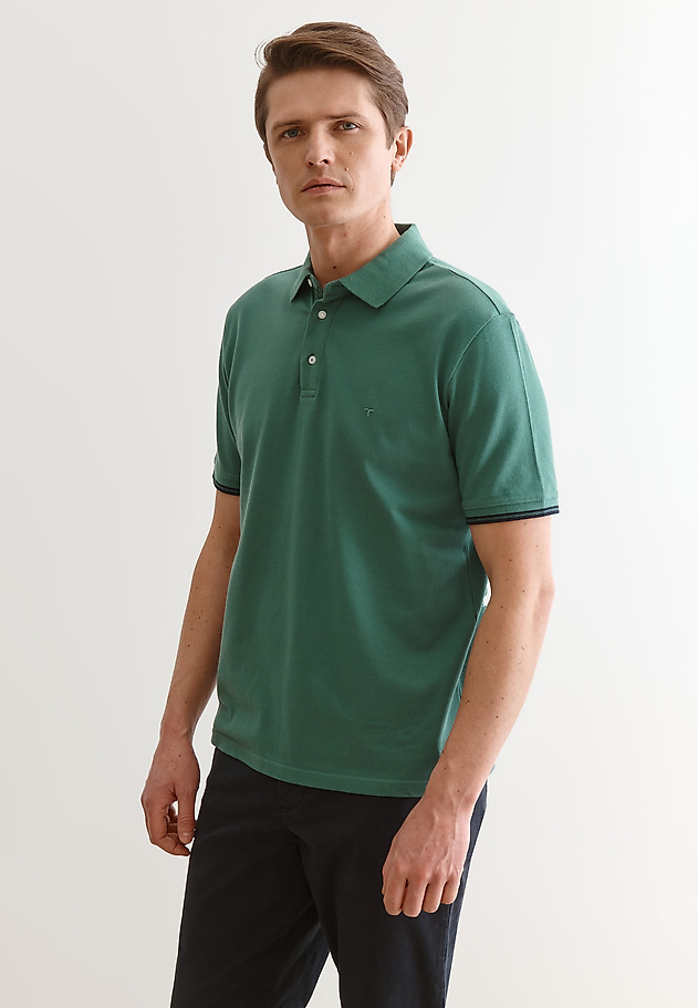 MEN' COTTON POLO SHIRT JAY 4 MEN' COTTON POLO SHIRT JAY 4 GREEN 1