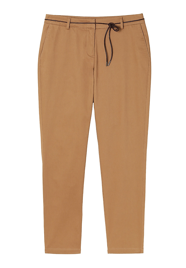 LADIES’ TROUSERS WITH TIED STRAP AMISO LADIES’ TROUSERS WITH TIED STRAP AMISO BEŻOWY 5