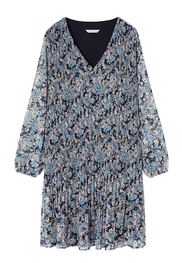 SHORT DRESS IN CHIFFON FABRIC — SANTE SHORT DRESS IN CHIFFON FABRIC — SANTE MULTIKOLOR 10