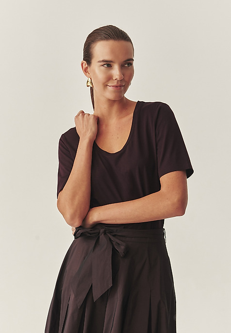 CLASSIC COTTON BLOUSE - ROFINA RED 2