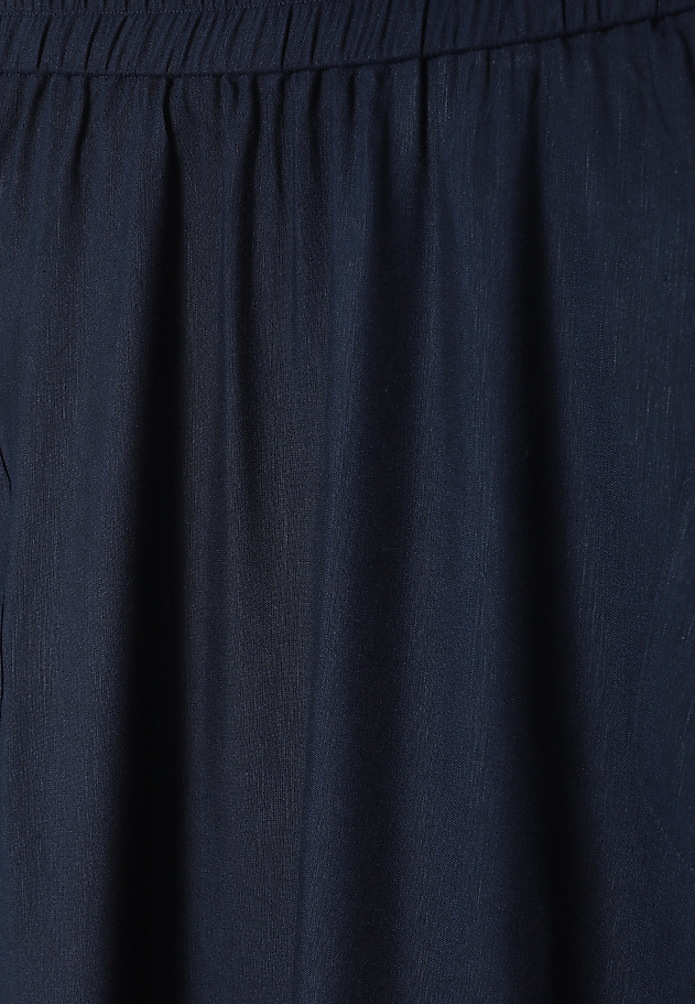 FLARED SKIRT WITH LINEN AND VISCOSE - MILA FLARED SKIRT WITH LINEN AND VISCOSE - MILA NIEBIESKI 6