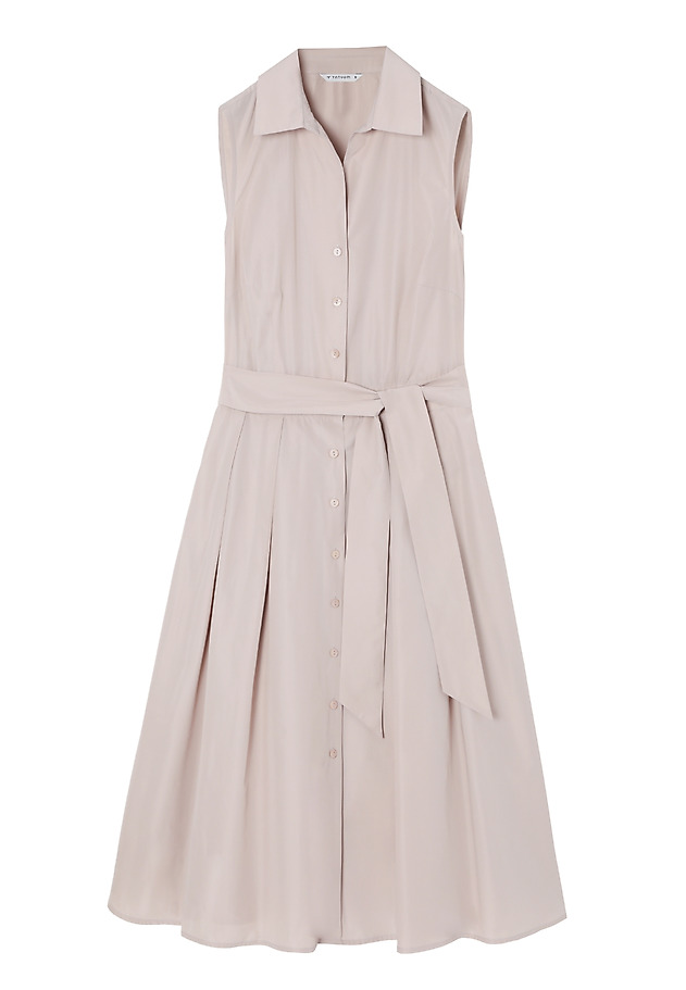 SLEEVELESS, BLOUSON SCHMISSER DRESS - NIKINA SLEEVELESS, BLOUSON SCHMISSER DRESS - NIKINA BEŻOWY 8