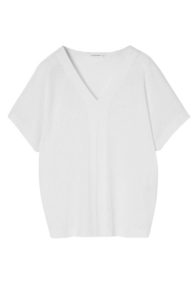 KNITTED BLOUSE WITH COTTON - ZELIJA KNITTED BLOUSE WITH COTTON - ZELIJA BIAŁY 5