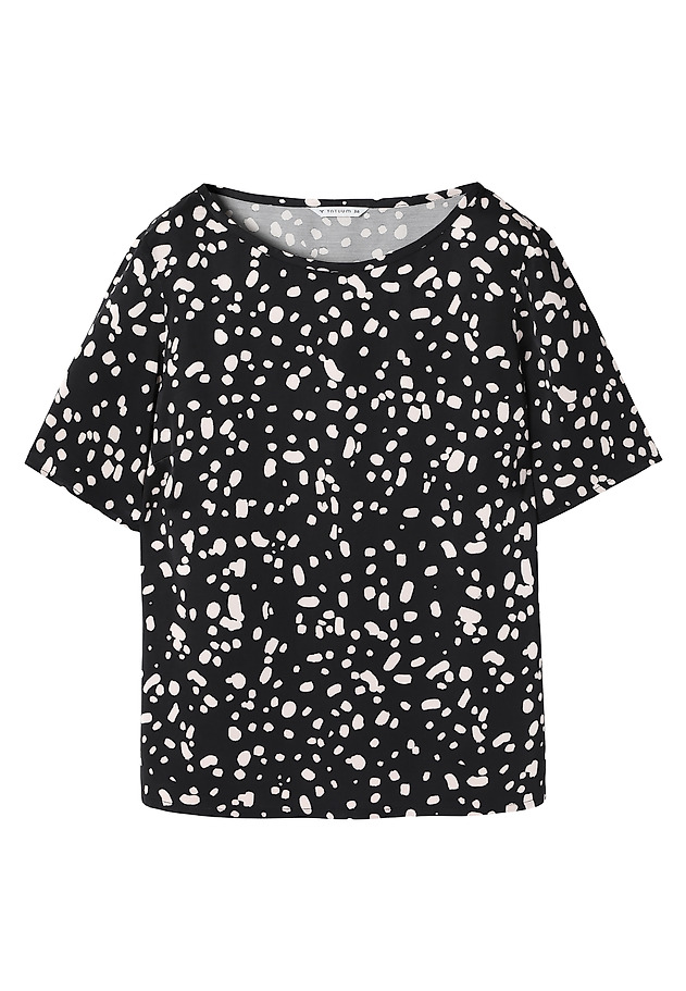 BLUZĂ DE DAMĂ, DIN VISCOZĂ, CU MODEL, CU MÂNECI SCURTE - MEKJA BLUZĂ DE DAMĂ, DIN VISCOZĂ, CU MODEL, CU MÂNECI SCURTE - MEKJA MULTICOLOR 6