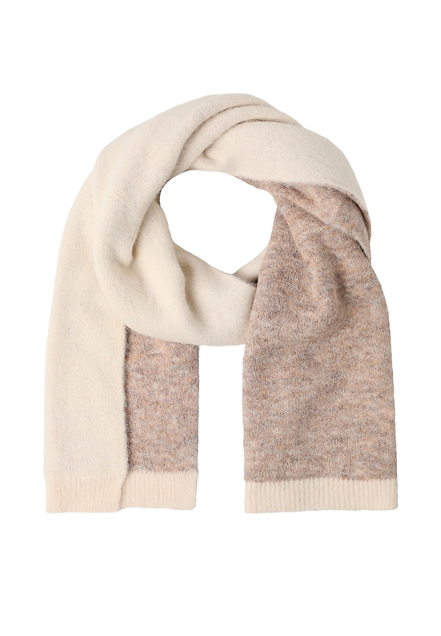SCARF WITH WOOL BLEND - DOVLON SCARF WITH WOOL BLEND - DOVLON BEIGE 2