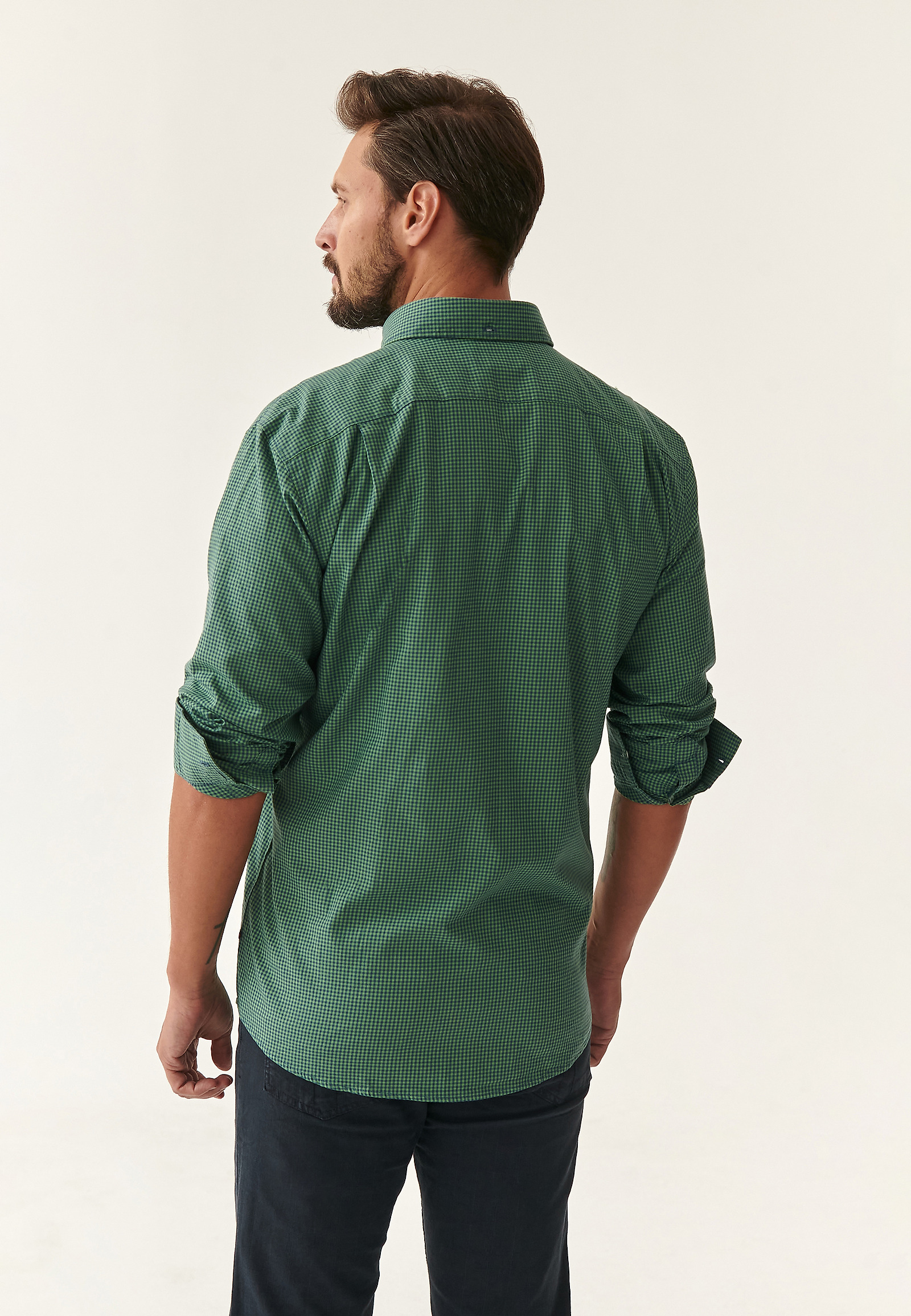 KOSZULA MĘSKA CHARLES 2 CLASSIC KOSZULA MĘSKA CHARLES 2 CLASSIC ZIELONY 84266