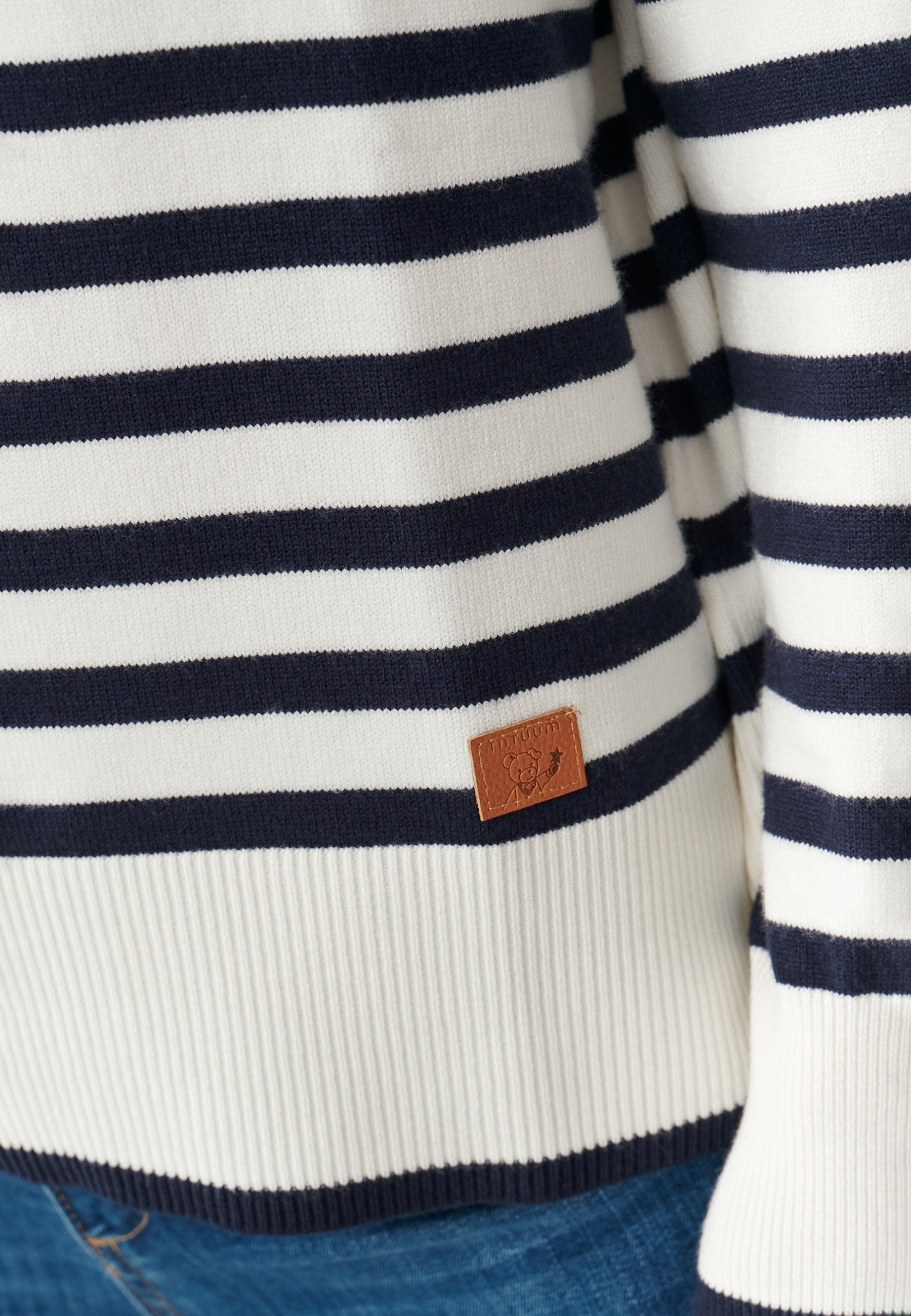 DÁMSKY LEŽÉRNY PRUHOVANÝ SVETER MIRO