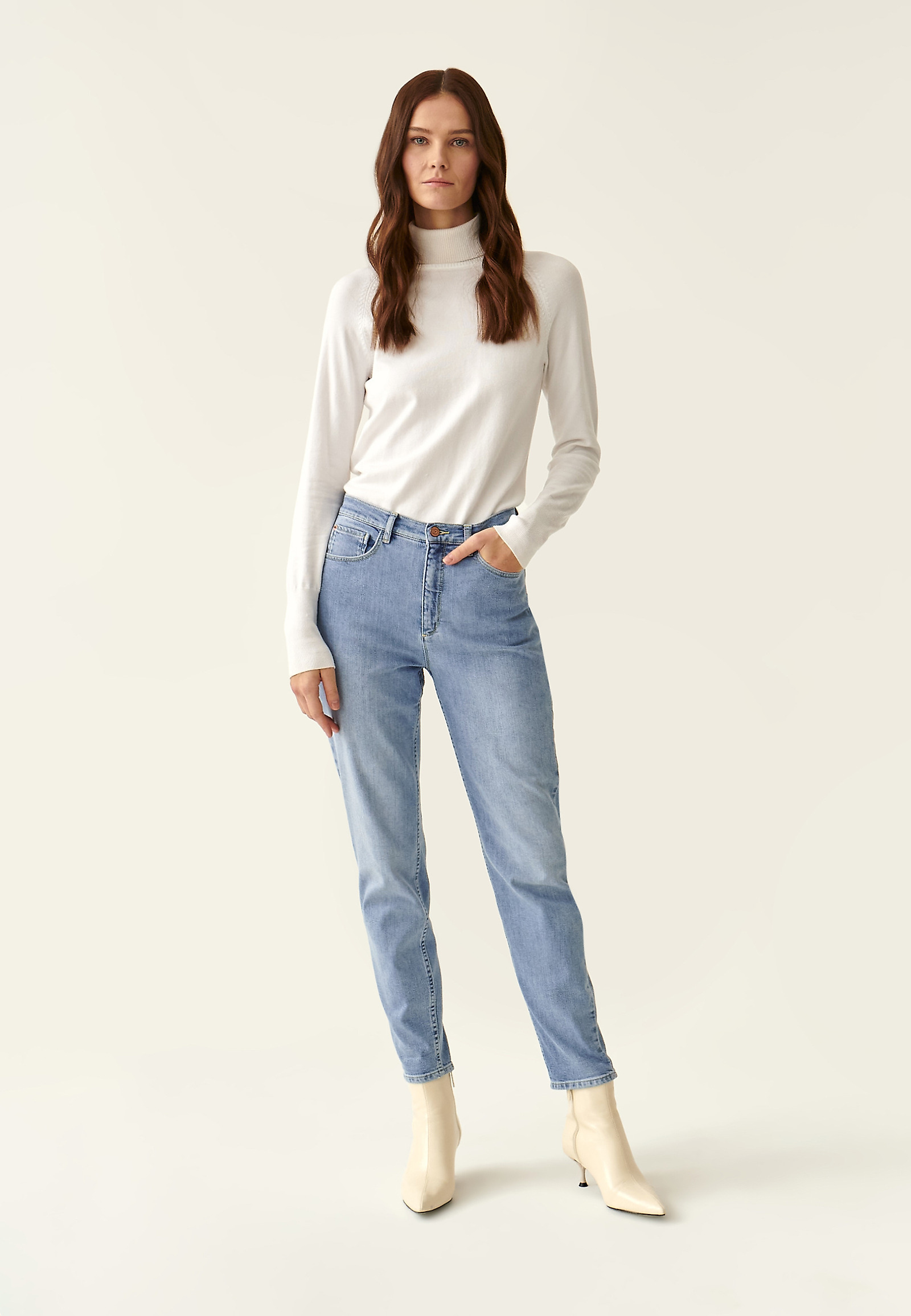 LADIES' DENIM TROUSERS ROMIKI 1 LADIES' DENIM TROUSERS ROMIKI 1 BLUE 86426