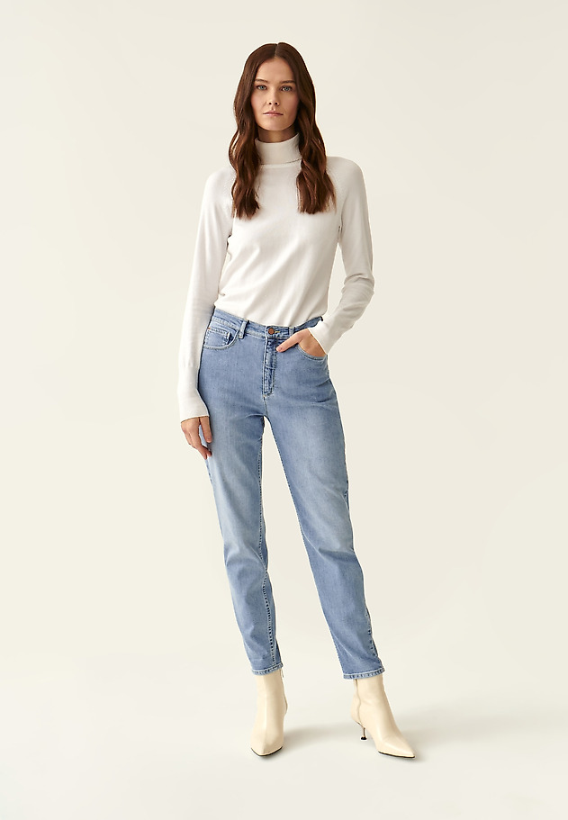 LADIES' DENIM TROUSERS ROMIKI 1 LADIES' DENIM TROUSERS ROMIKI 1 NIEBIESKI 1