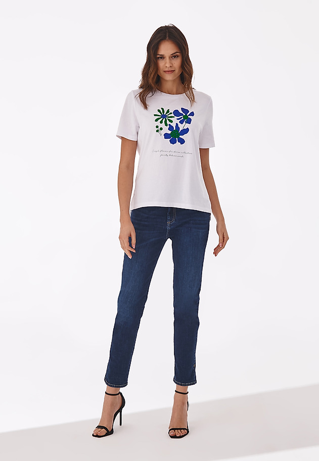 COTTON T-SHIRT - HAPI COTTON T-SHIRT - HAPI WHITE 4
