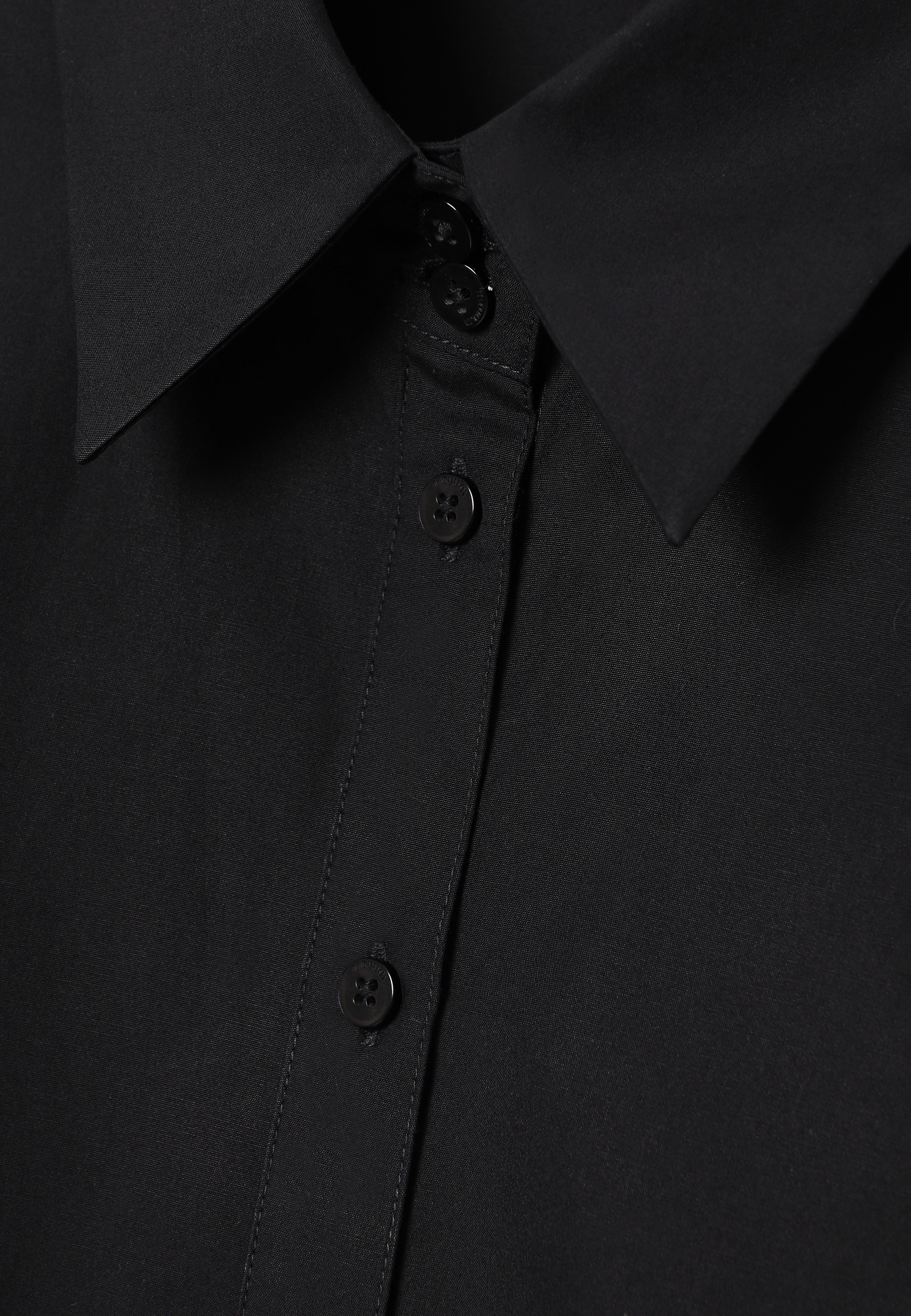 KLASYCZNA KOSZULA Z BAWEŁNY - ERWENNA CZARNY 2