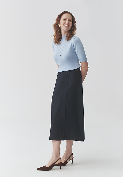 PASTEL POLYVISCOSE JUMPER - LU BLUE 2