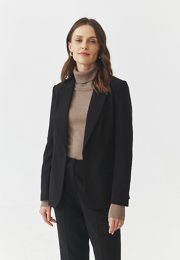 BLACK WAIST BLAZER — LAMIA 1 BLACK WAIST BLAZER — LAMIA 1 CZARNY 2