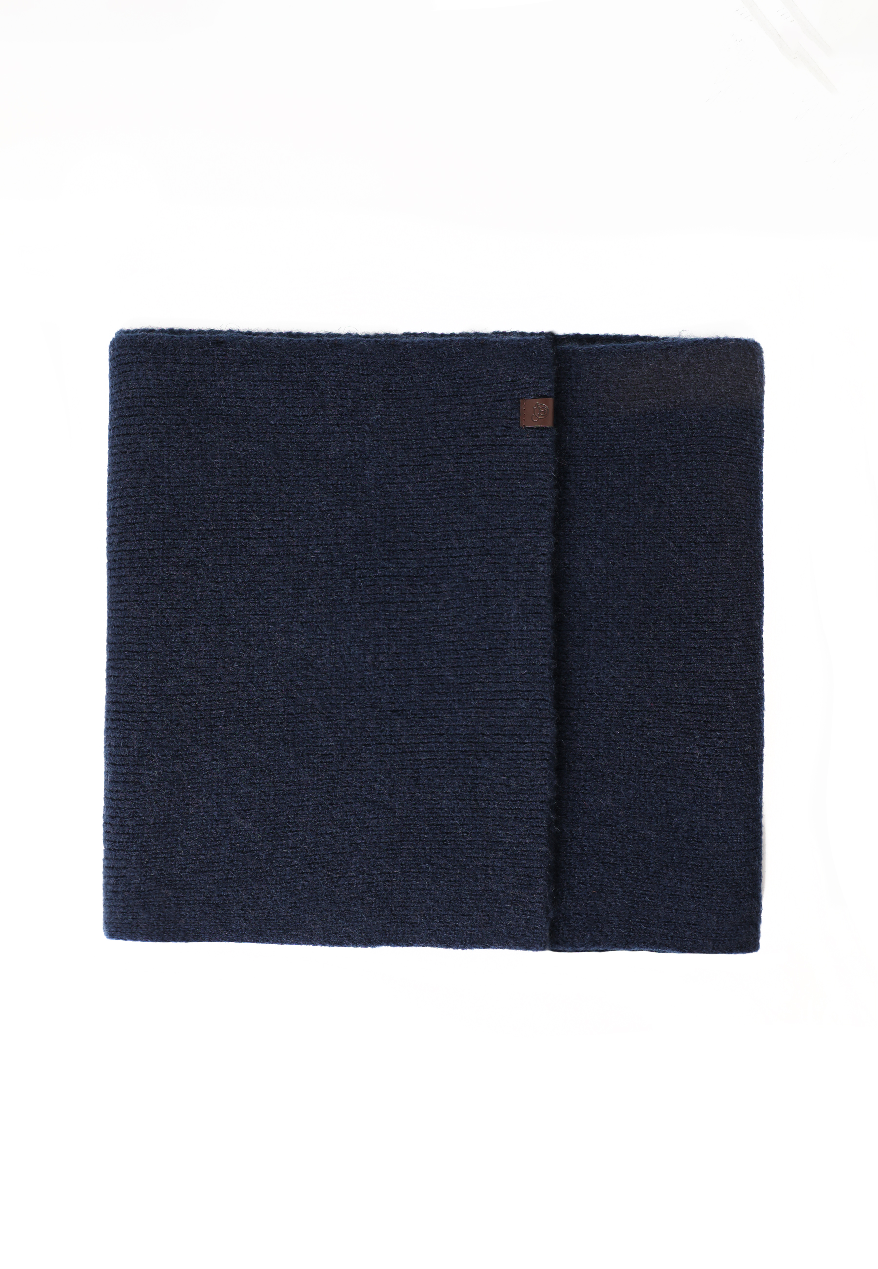 KLASYCZNY SZALIK Z DOMIESZKĄ WEŁNY - VELORE GRANATOWY 2
