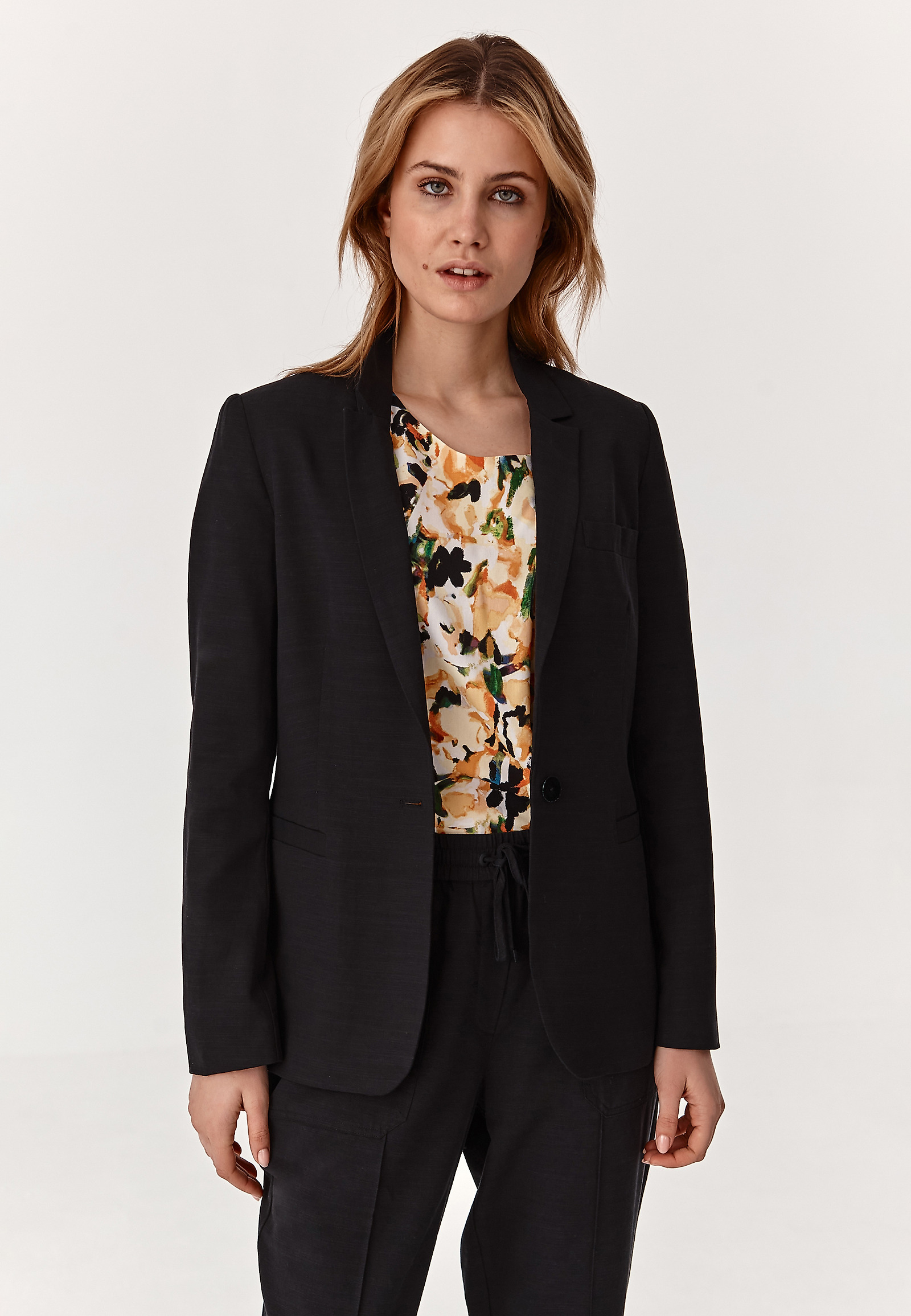 dámské sako textilní AMALFINA dámské sako textilní AMALFINA ČERNÁ 76669