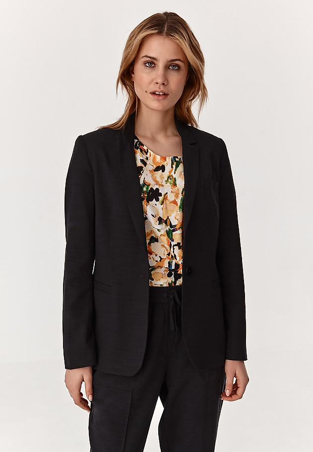 dámské sako textilní AMALFINA dámské sako textilní AMALFINA ČERNÁ 3