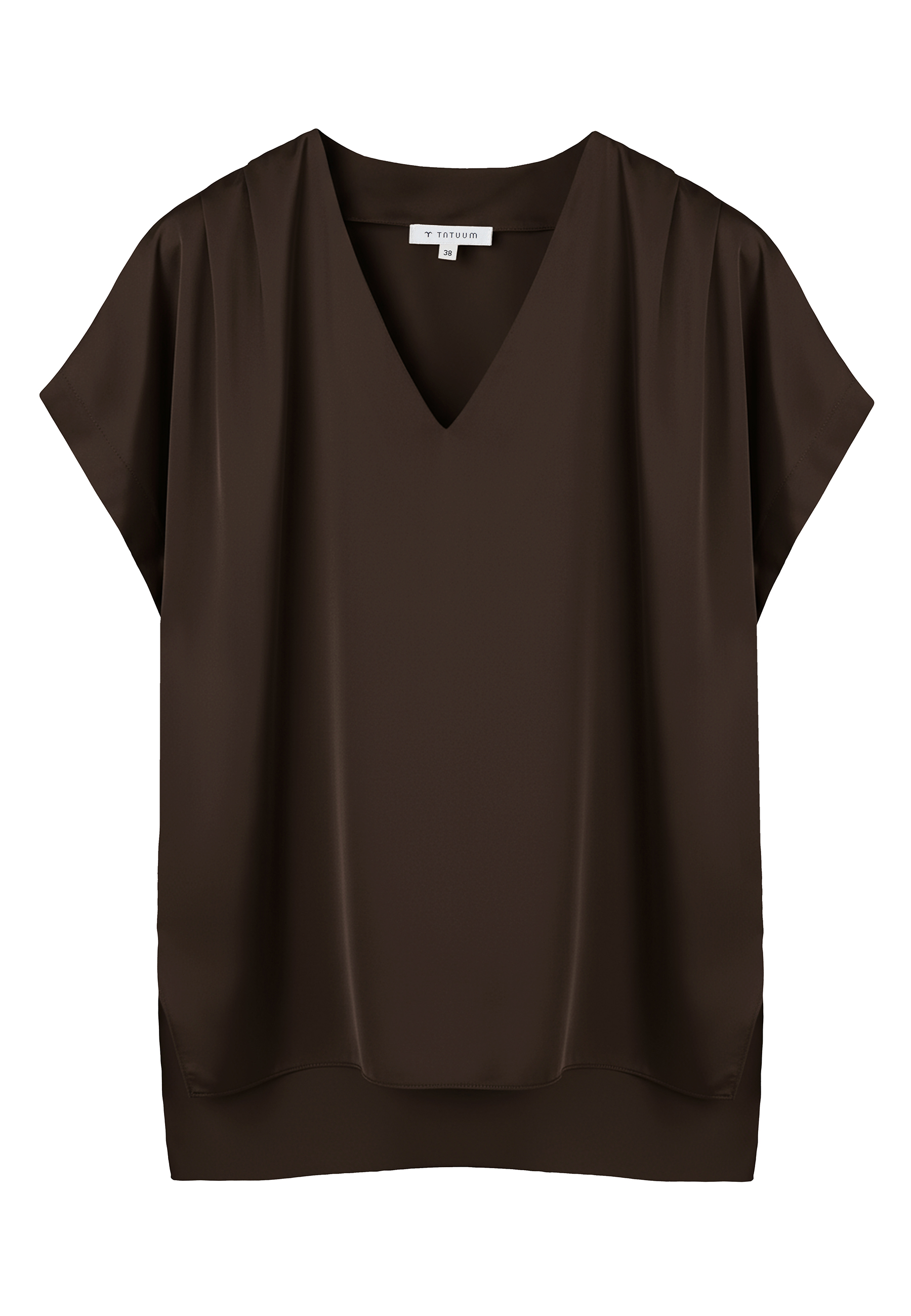 BLUZĂ DIN SATIN, CU MÂNECĂ SCURTĂ - NARIE MARO 2