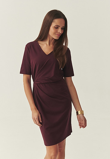 DZIANINOWA SUKIENKA Z MARSZCZENIAMI - RETI DZIANINOWA SUKIENKA Z MARSZCZENIAMI - RETI