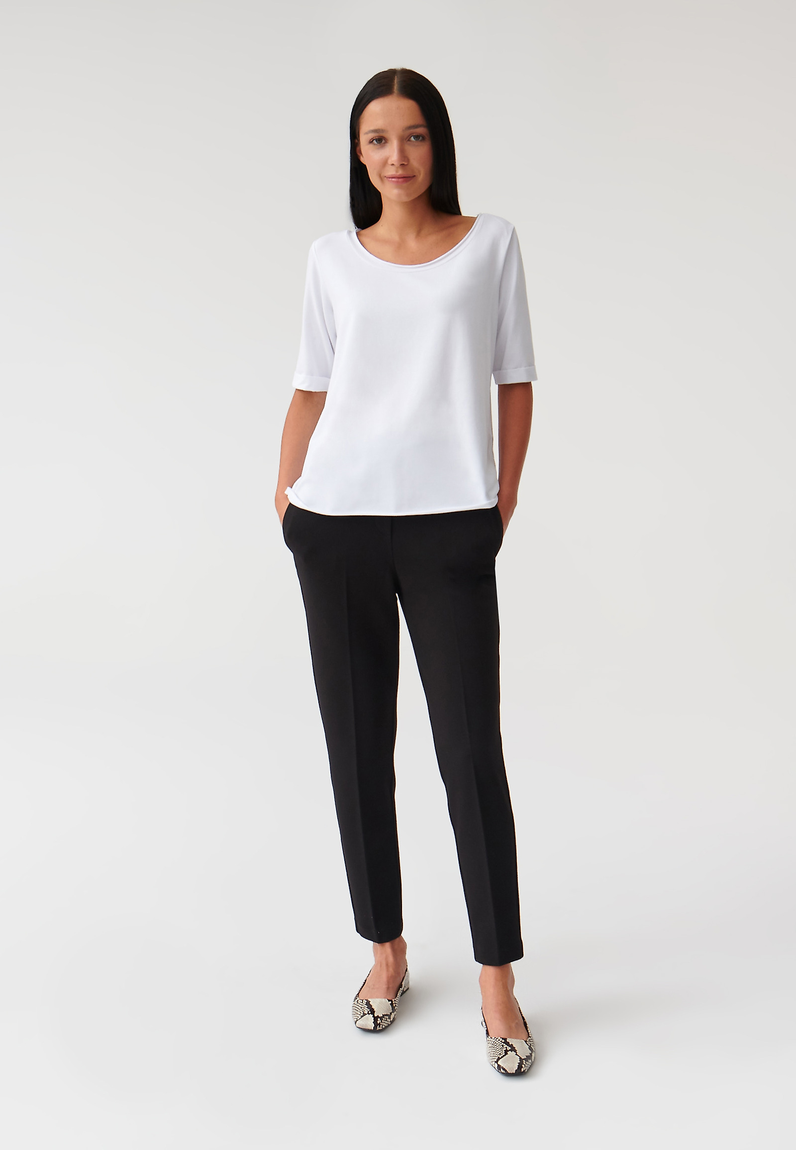 LADIES’ LOOSE BLOUSE ORAWO LADIES’ LOOSE BLOUSE ORAWO WHITE 89819