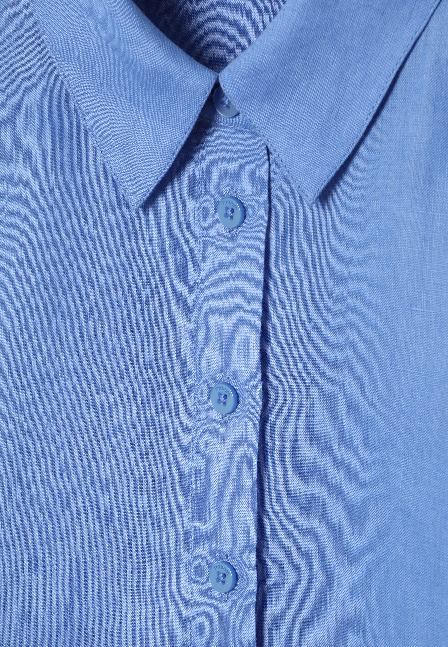 KLASYCZNA KOSZULA Z LNU - ELWI NIEBIESKI 2