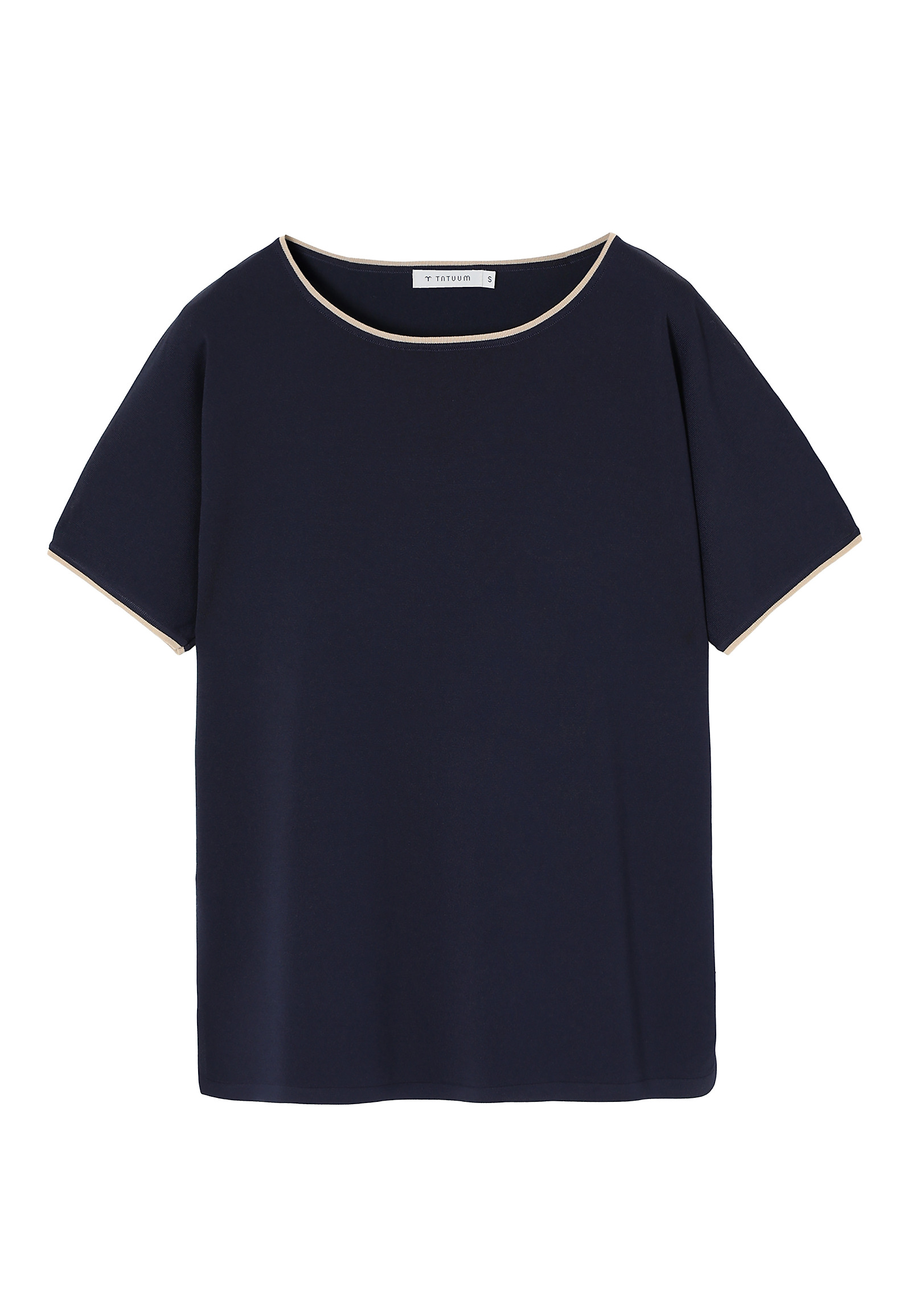KIMONO BLUZA S KONTRASTNIMI TRAKOVI - ESTETINA KIMONO BLUZA S KONTRASTNIMI TRAKOVI - ESTETINA TEMNO MODRA 100028
