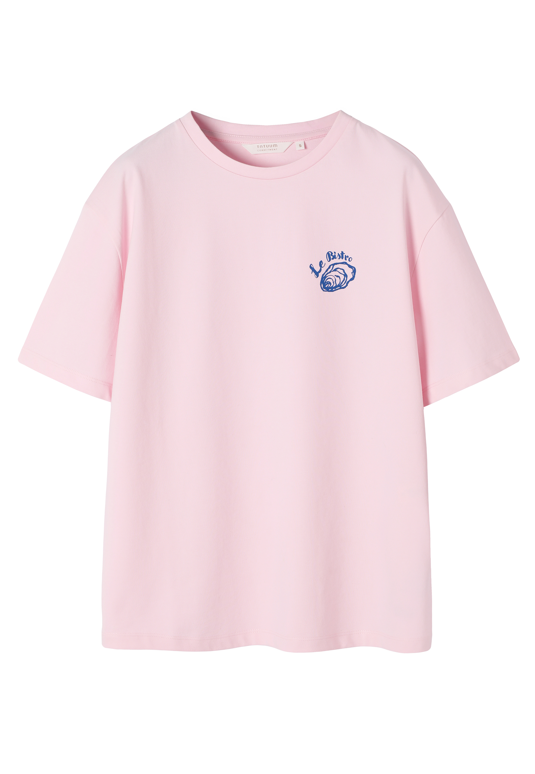 BAWEŁNIANY T-SHIRT Z NADRUKIEM - MAR