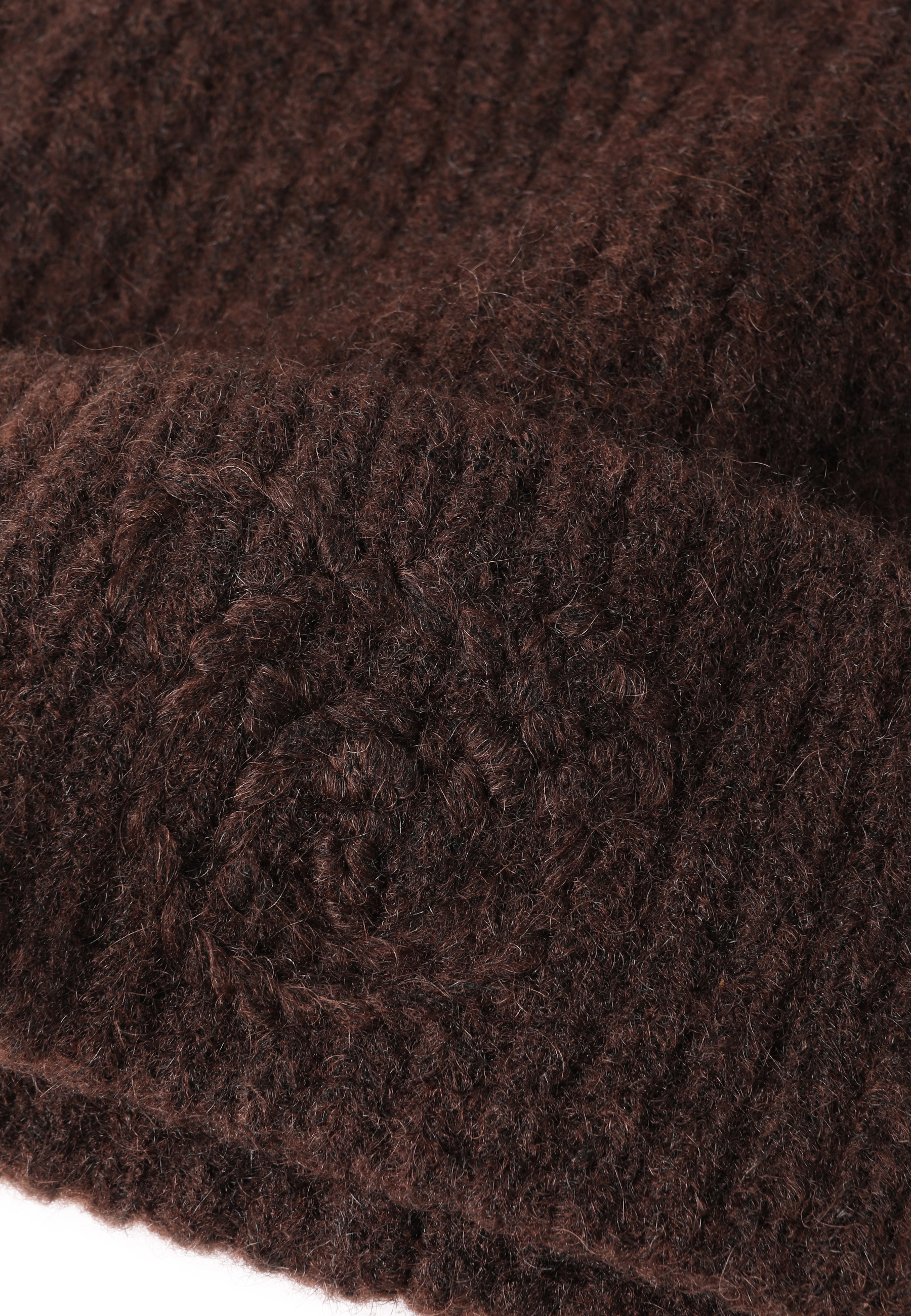 KLASICKÁ ČEPICE S VYŠÍVANÝM MEDVĚDEM USZATEK - NERIS 1 HNĚDÁ 2