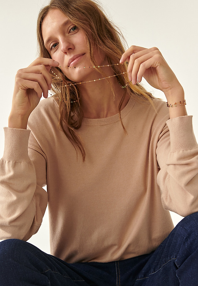 LADIES' SWEATER DORO LADIES' SWEATER DORO BEIGE 7