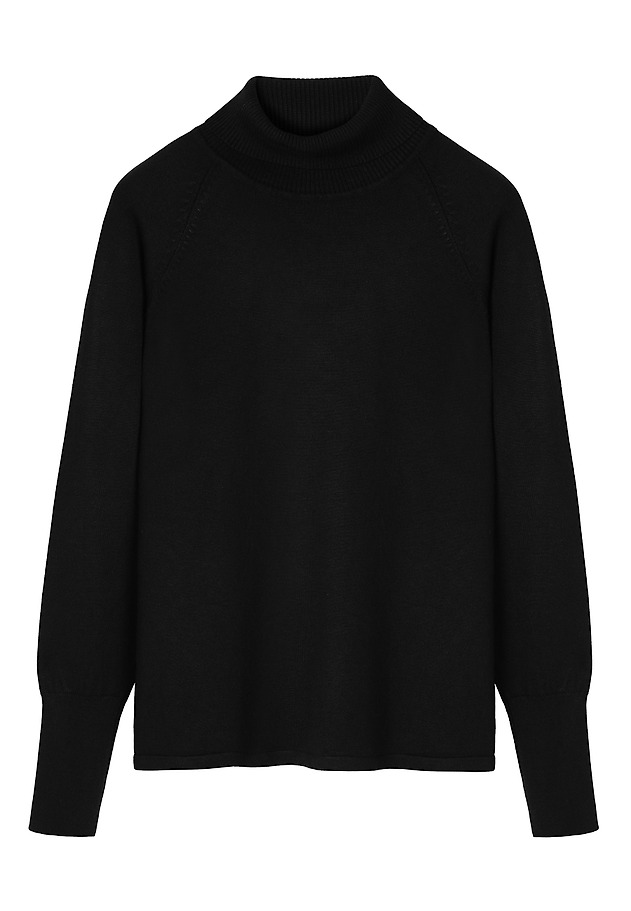 CLASSIC TURTLENECK JUMPER - NEKOKI CLASSIC TURTLENECK JUMPER - NEKOKI BLACK 6