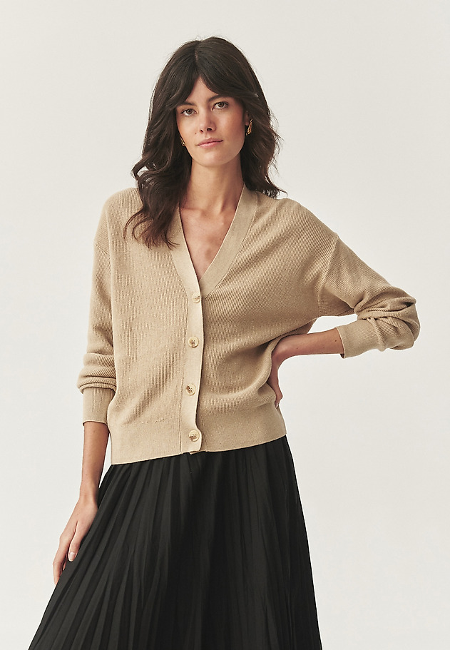 CARDIGAN DIN BUMBAC - PONKONI CARDIGAN DIN BUMBAC - PONKONI BEJ 2