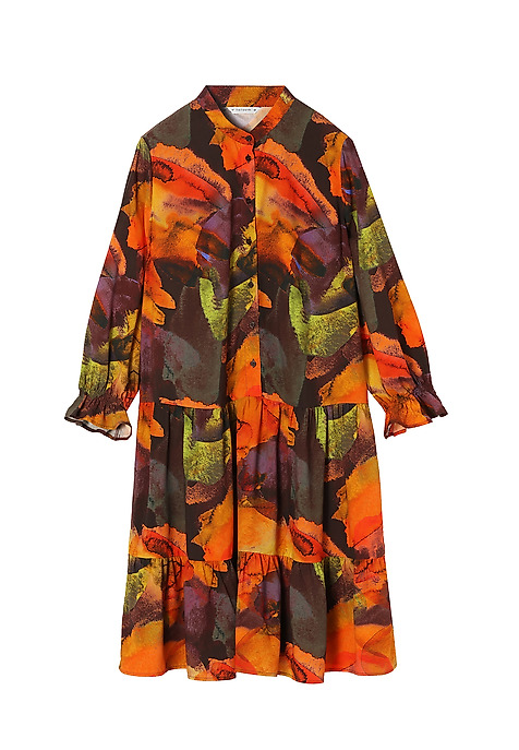 ROCHIE DE DAMĂ CU VOLAN MIRAMI MULTICOLOR 2