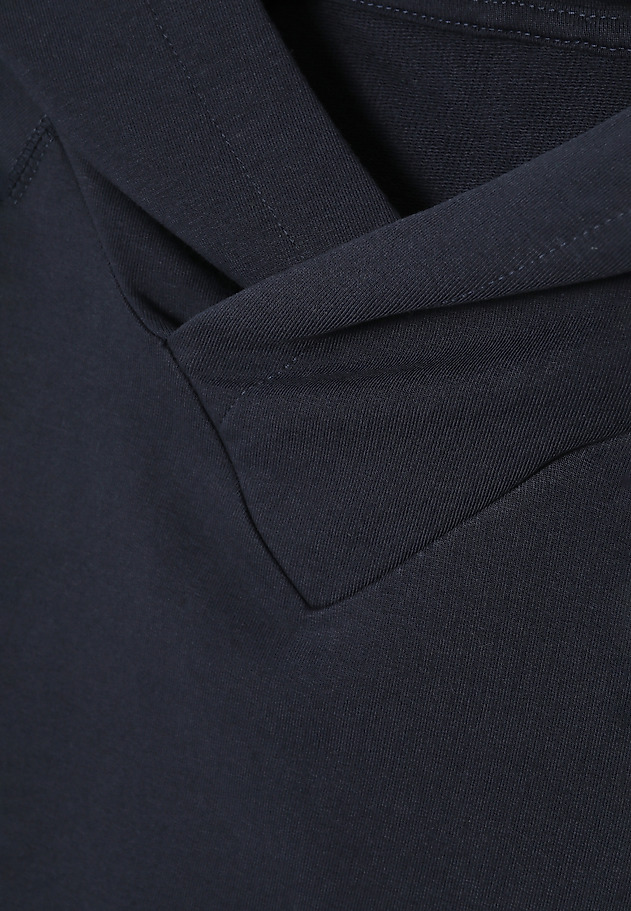 DZIANINOWA SUKIENKA Z KAPTUREM I KIESZENIAMI - JOY DZIANINOWA SUKIENKA Z KAPTUREM I KIESZENIAMI - JOY GRANATOWY 6