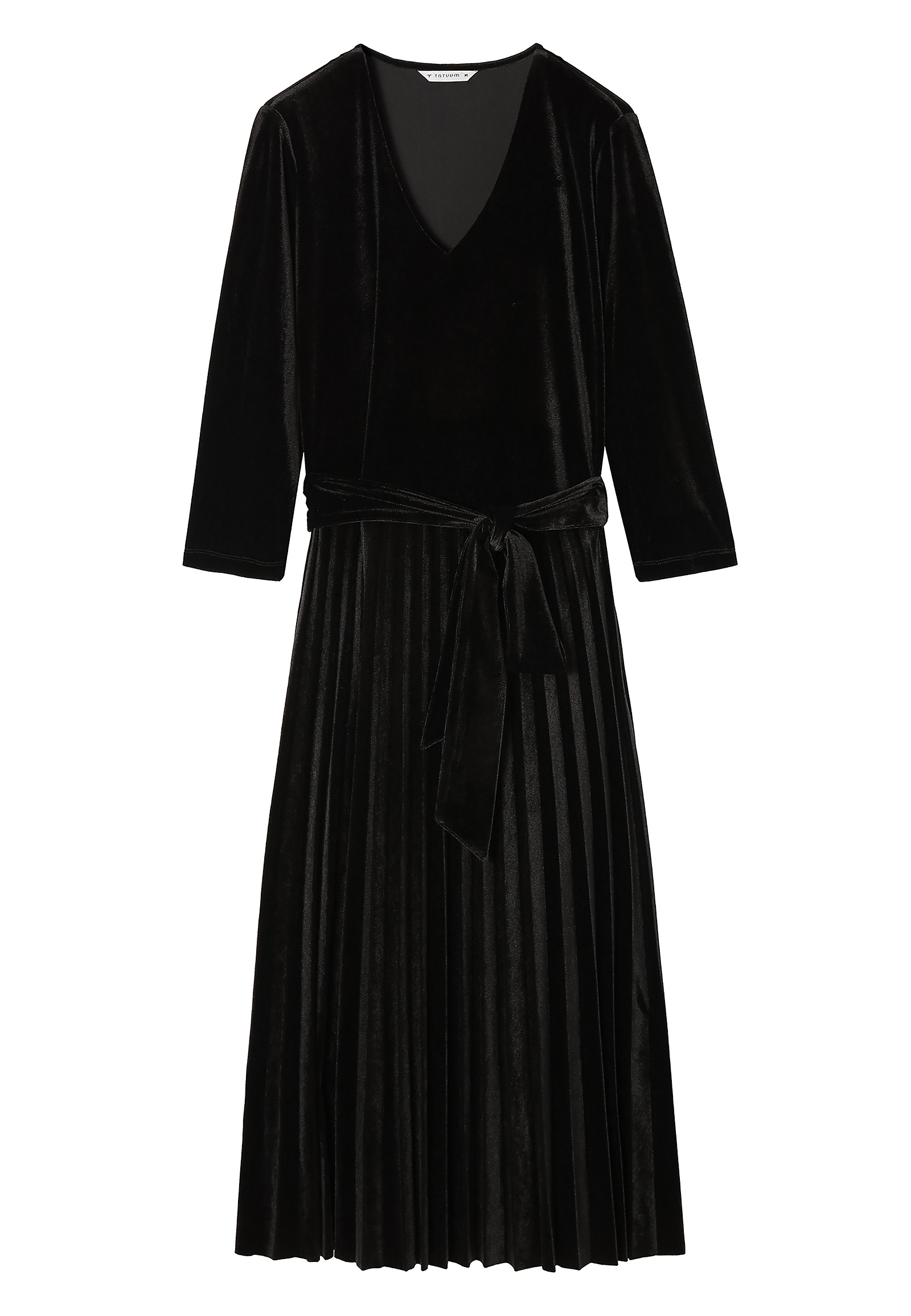 VELVET MIDI DRESS ANIKAMI VELVET MIDI DRESS ANIKAMI BLACK 83375