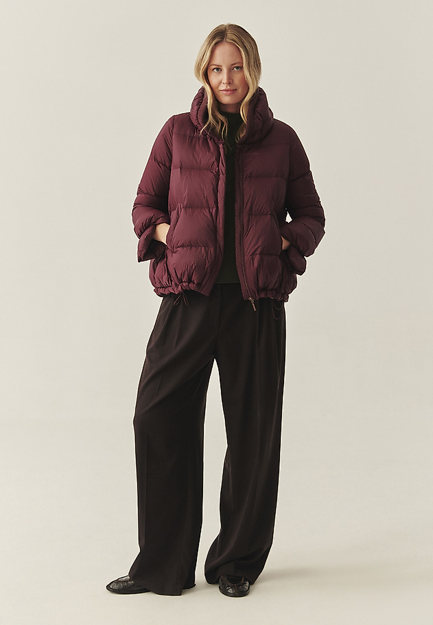 DOWN JACKET WITH STAND-UP COLLAR - BUBO DOWN JACKET WITH STAND-UP COLLAR - BUBO RED 3