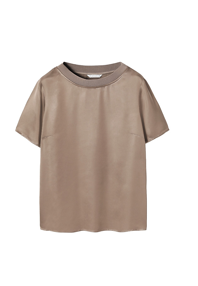 LADIES’ SHORT-SLEEVED BLOUSE - MALTO LADIES’ SHORT-SLEEVED BLOUSE - MALTO BEŻOWY 5