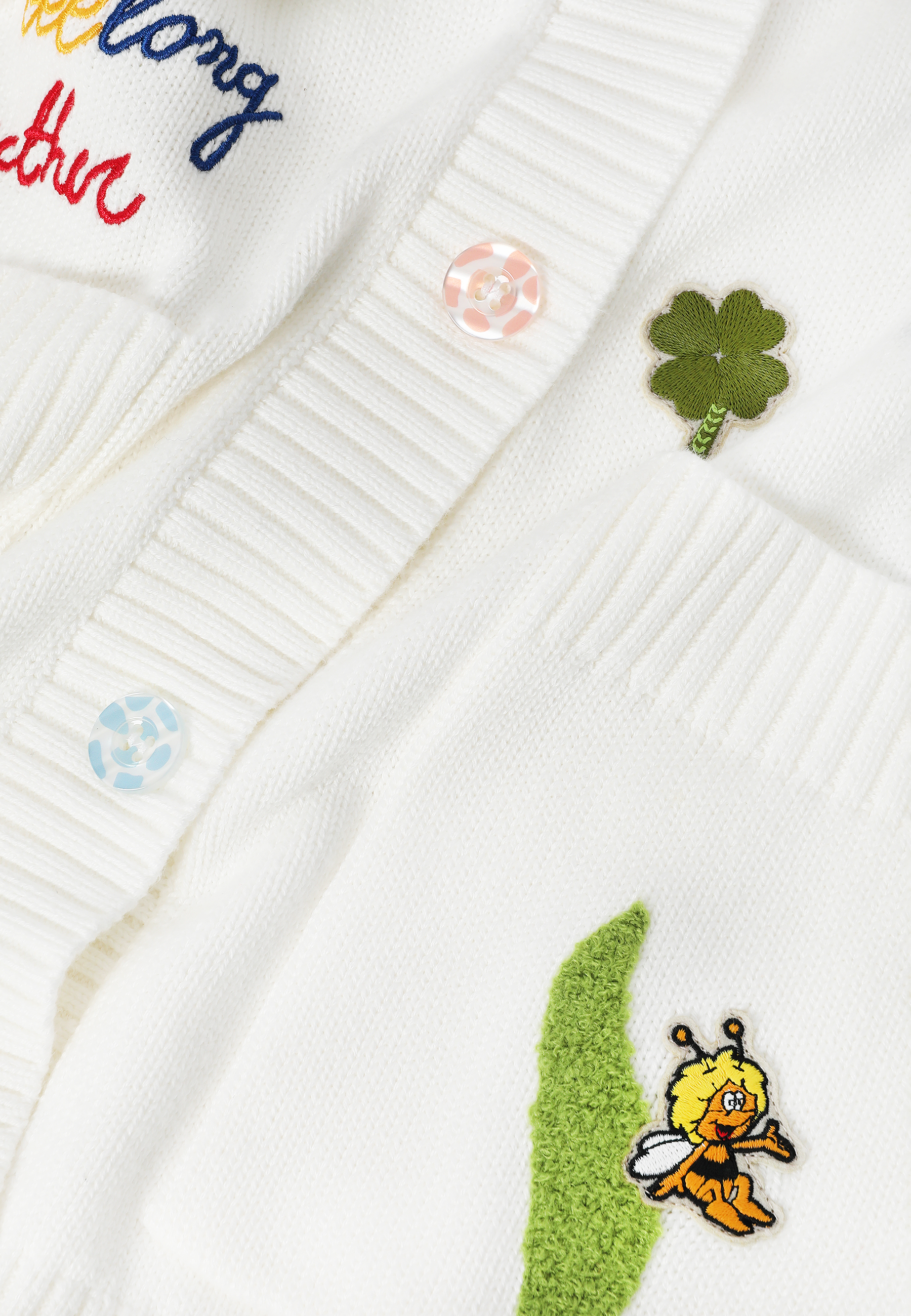 KARDIGAN S JARNÍ VÝŠIVKOU – SLAVIO