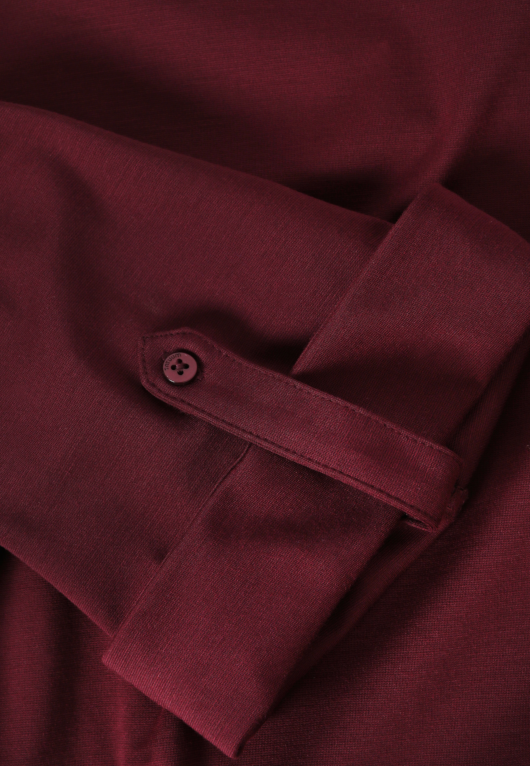 DZIANINOWA SUKIENKA O LUŹNYM KROJU - IVIKINA CZERWONY 2