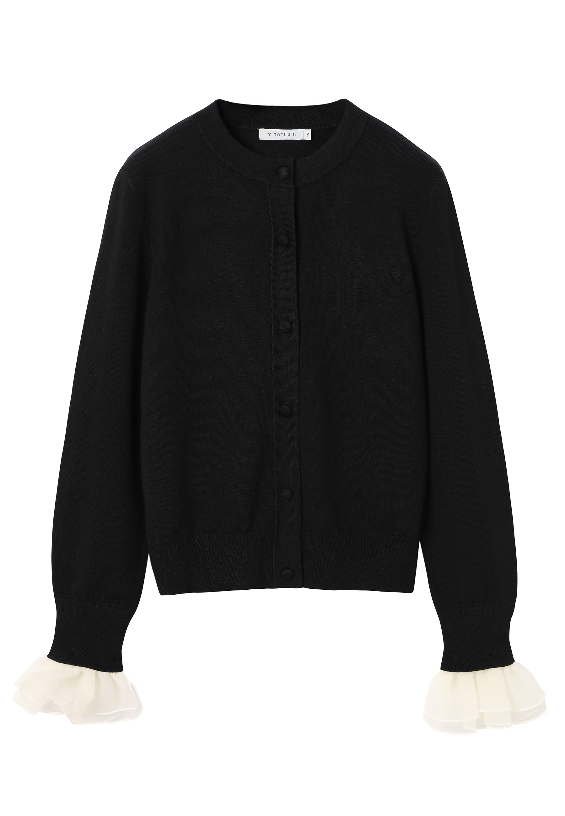 ŽENSKI PULOVER Z ODPORNIMI MANŠETAMI - ELIZABETH ČRNA 2