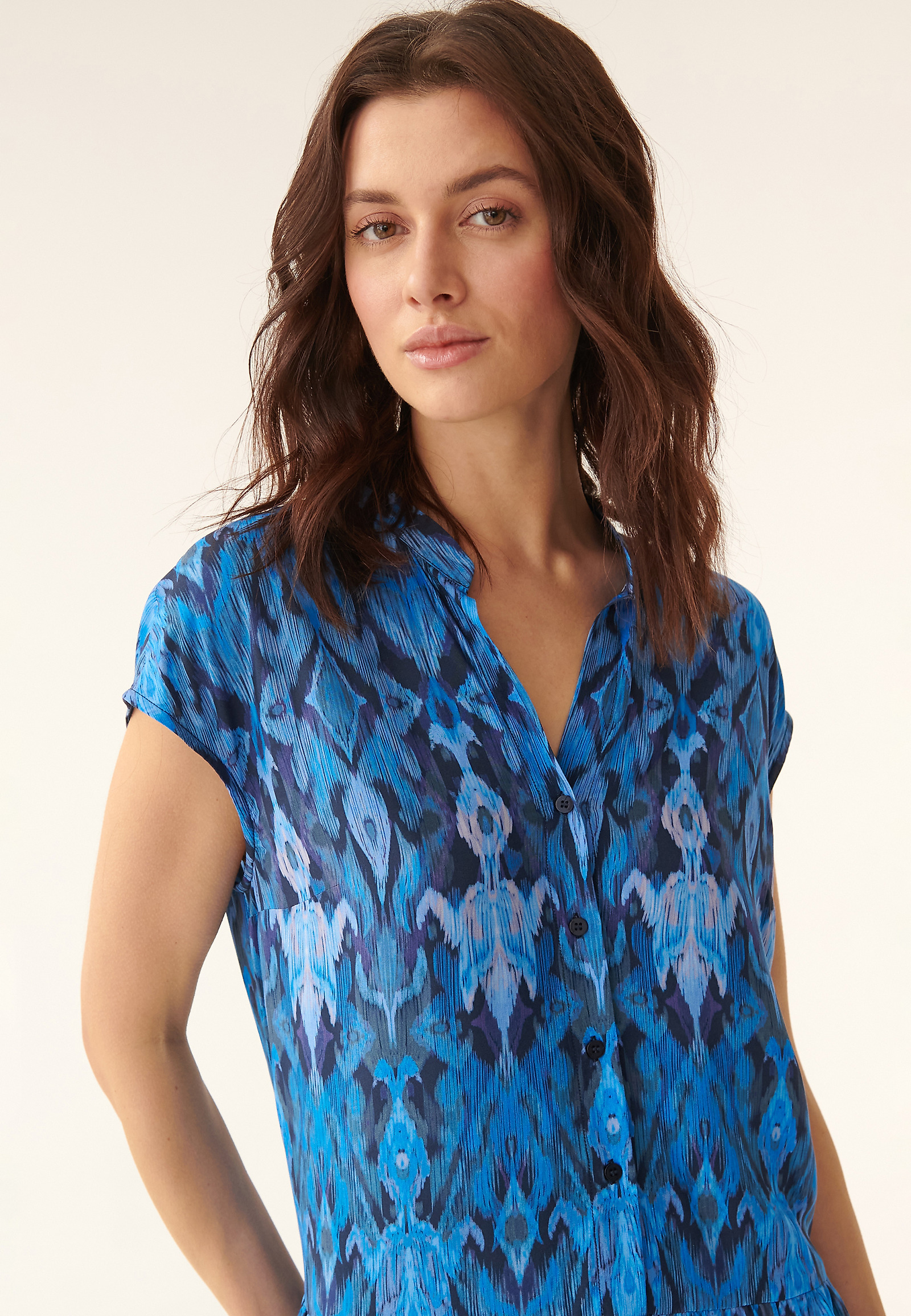 VZOROVANÉ PLÁTĚNÉ ŠATY MIROMI VZOROVANÉ PLÁTĚNÉ ŠATY MIROMI VÍCEBAREVNÝ 88463