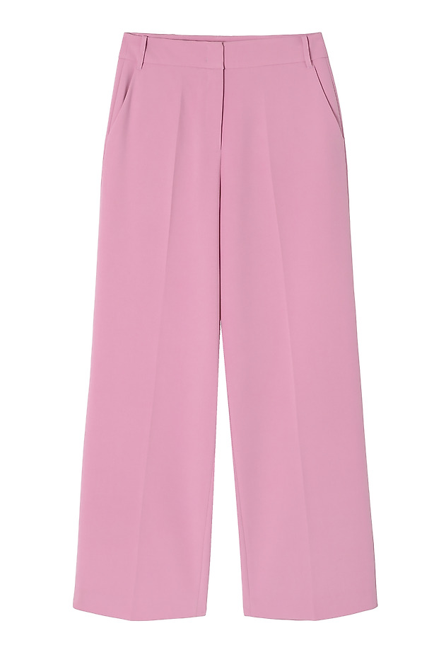 WIDE-LEGGED SUIT TROUSERS — MASDA WIDE-LEGGED SUIT TROUSERS — MASDA RÓŻOWY 10