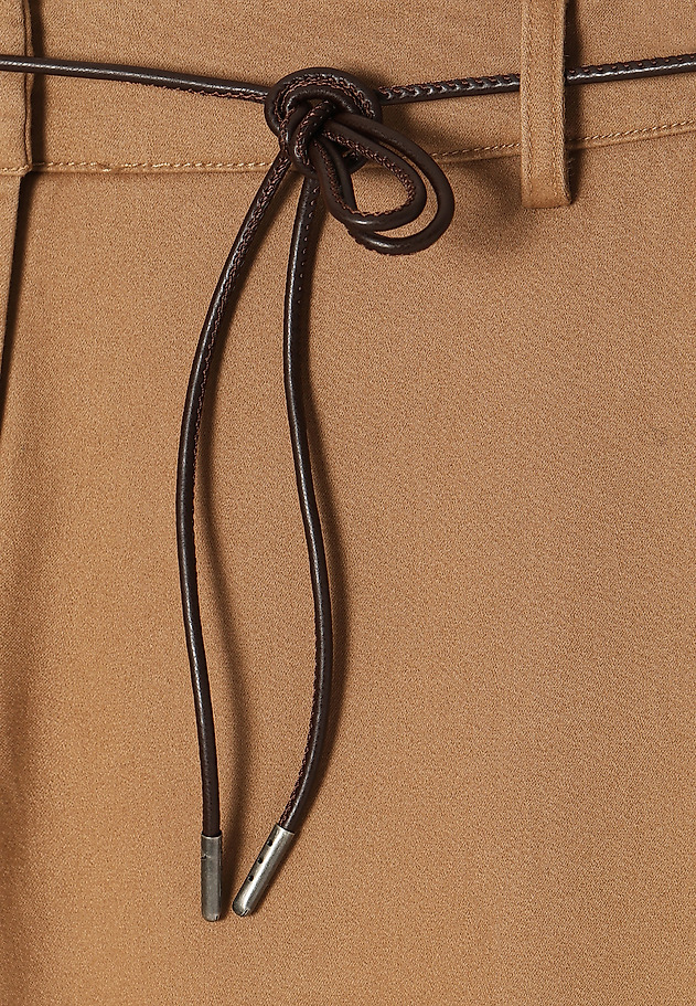 LADIES’ TROUSERS WITH TIED STRAP AMISO LADIES’ TROUSERS WITH TIED STRAP AMISO BEŻOWY 6