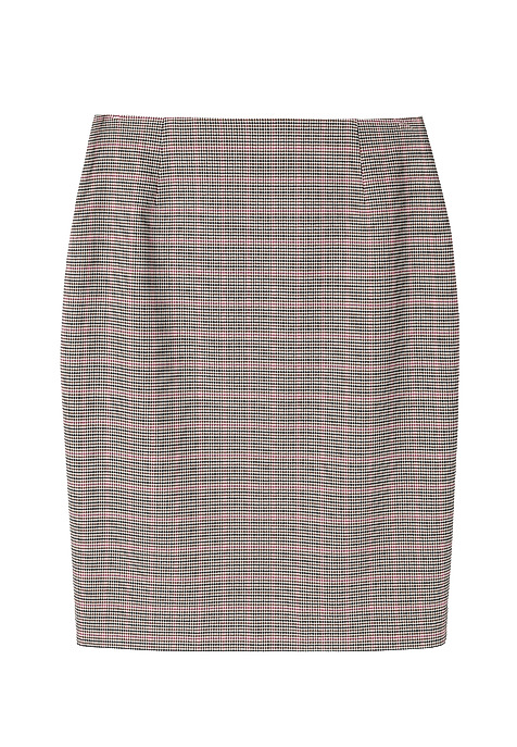 ELEGANT LADIES’ CHECKERED PENCIL SKIRT - MONRI MULTICOLOR 2