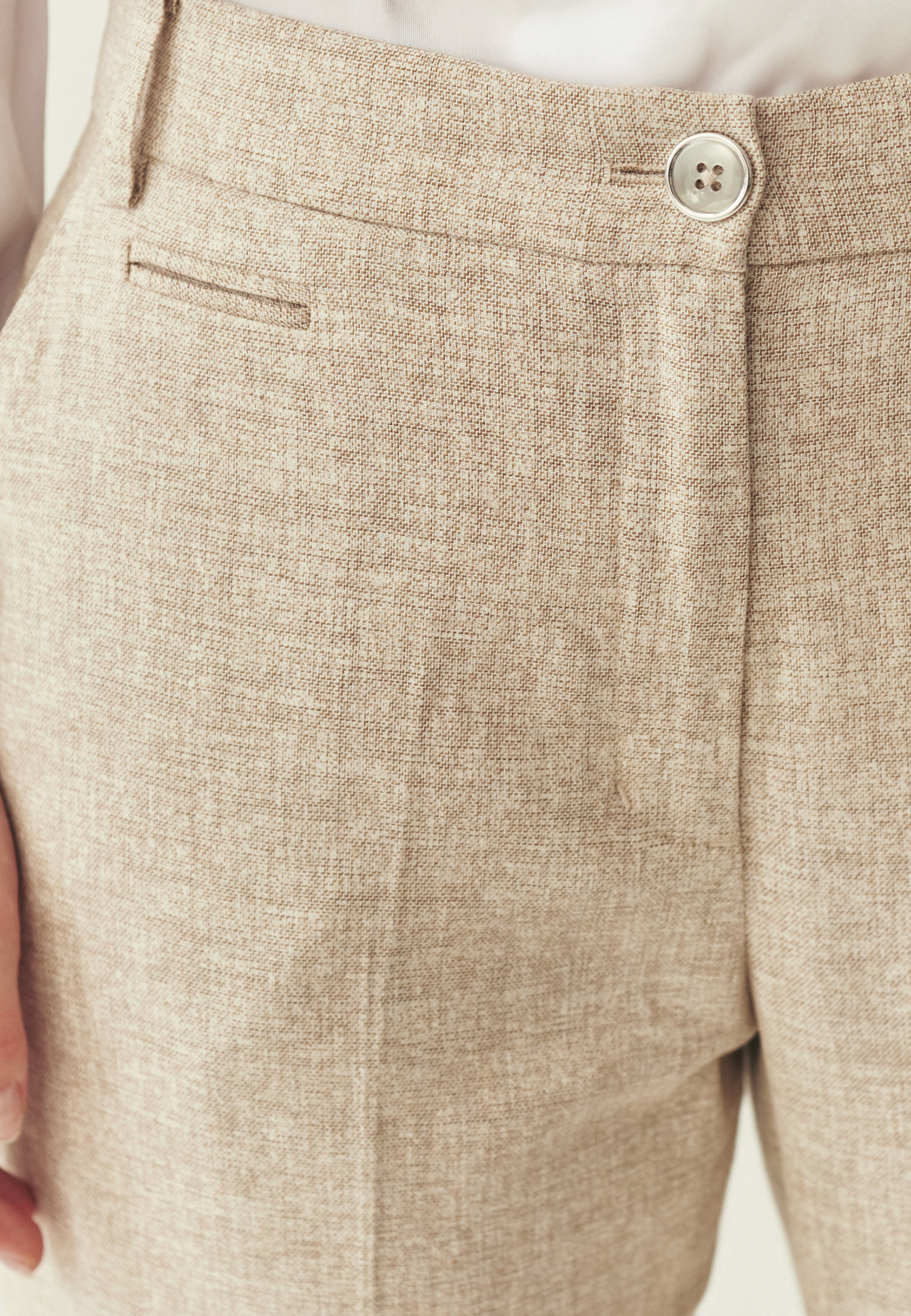 SUIT TROUSERS WITH LINEN - ULATINA 1