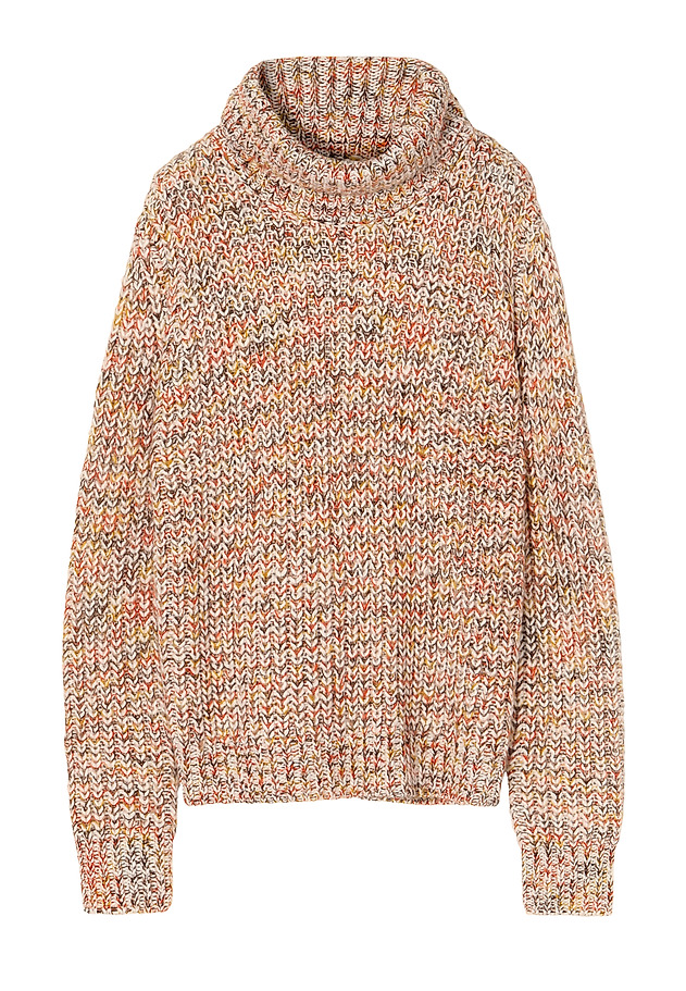 MELANŻOWY SWETER DAMSKI OVERSIZE SPINOLO MELANŻOWY SWETER DAMSKI OVERSIZE SPINOLO MULTIKOLOR 6