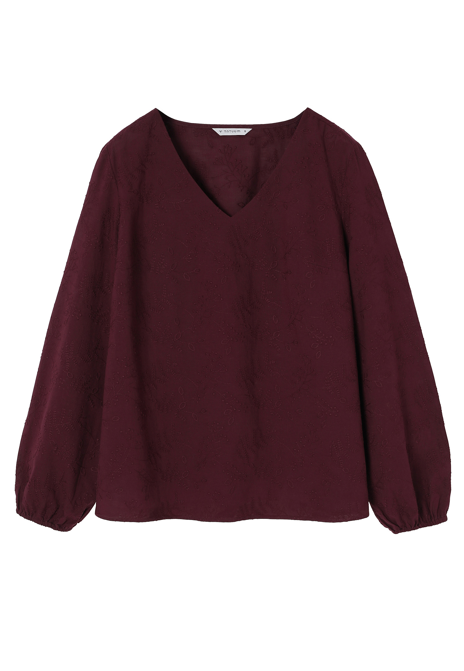 BOMBAŽNA BLUZA Z VEZENJEM - TERIA BOMBAŽNA BLUZA Z VEZENJEM - TERIA RDEČA 114278