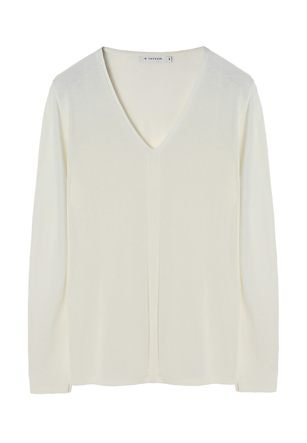 LADIES’ CLASSIC SWEATER - TESSO LADIES’ CLASSIC SWEATER - TESSO ECRU 5