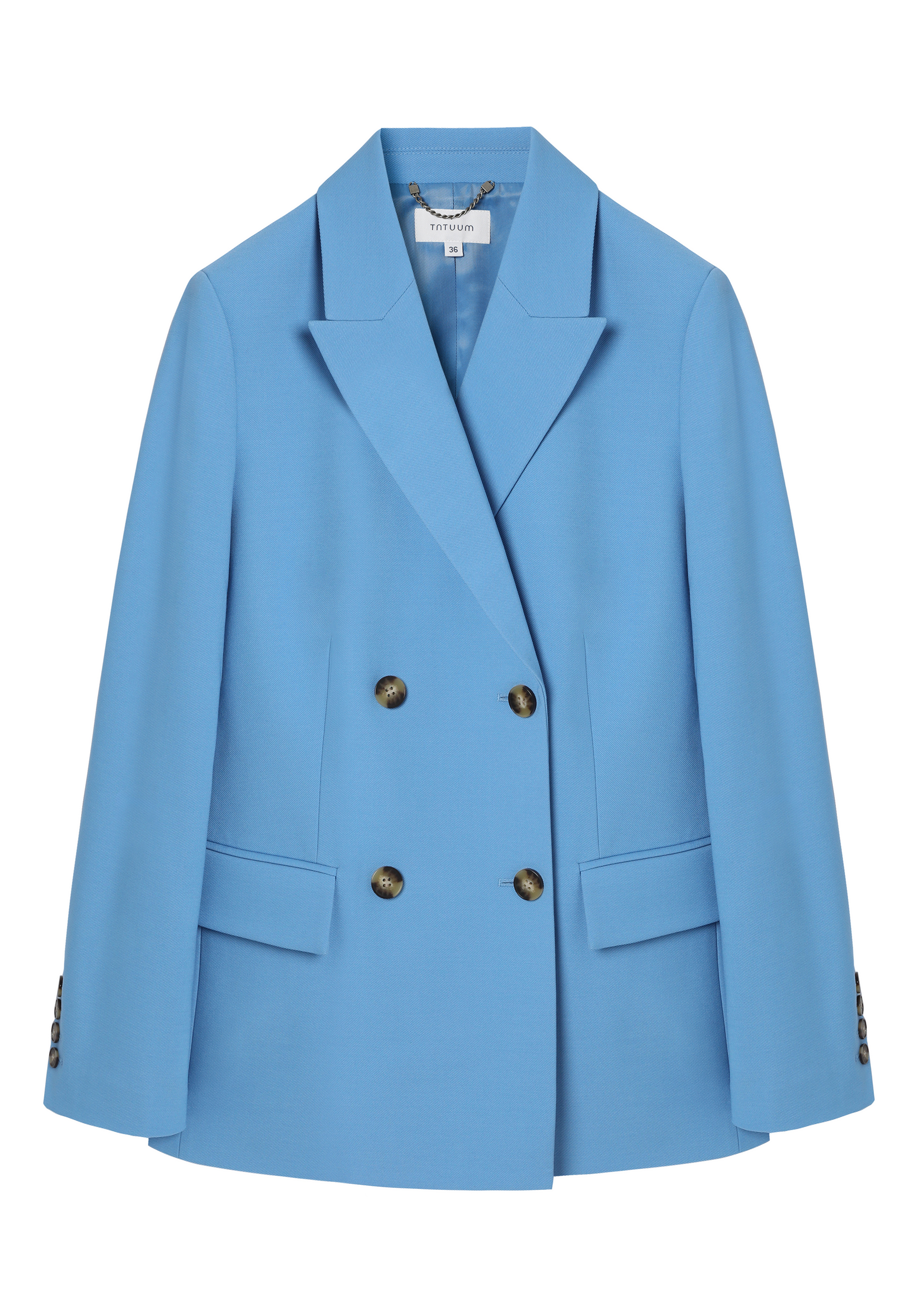 TKANINOWY ŻAKIET DWURZĘDOWY - MARSA NIEBIESKI 2