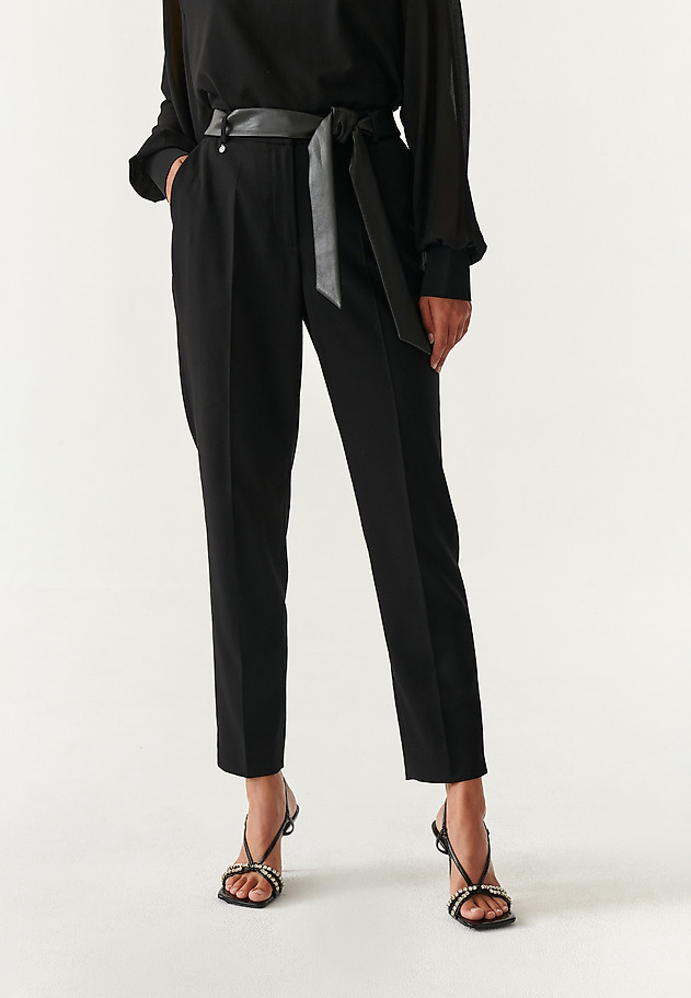 LADIES' PRESSED CREASE PANTS MALA LADIES' PRESSED CREASE PANTS MALA BLACK 4