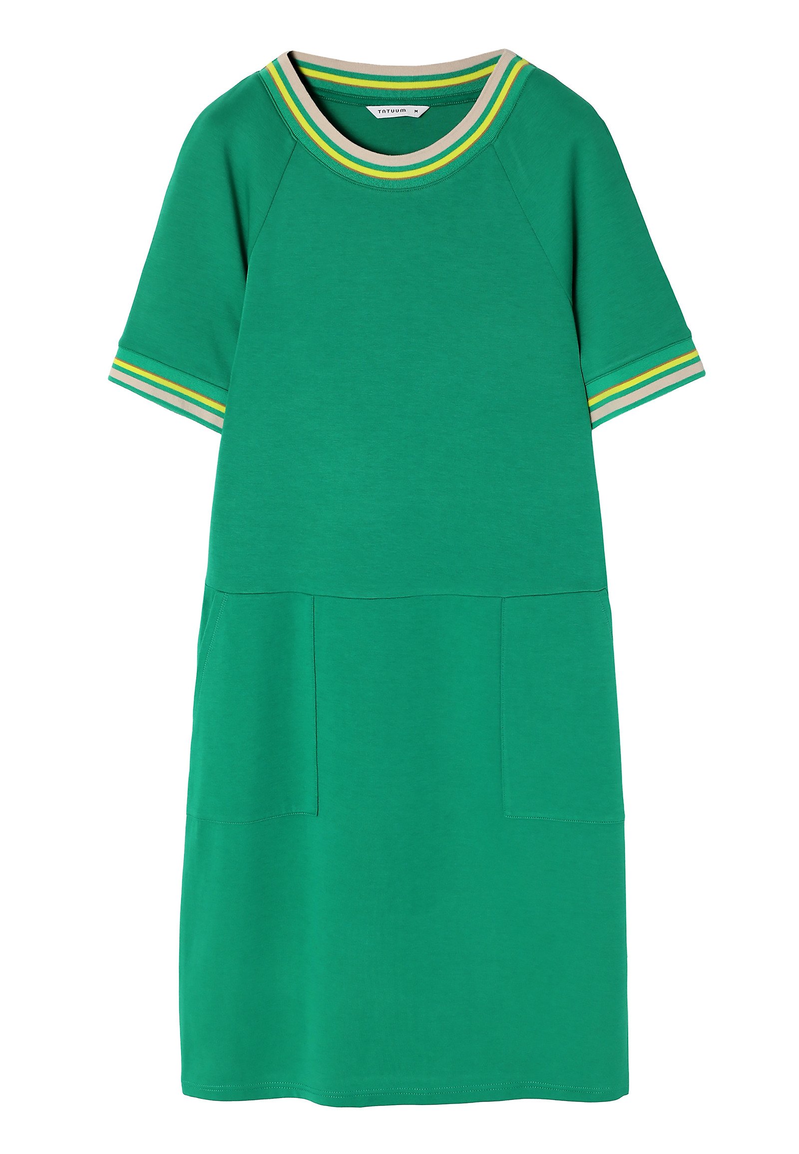 ROCHIE TRICOTATĂ, CU ELEMENTE RIPSATE ÎN DUNGI - CAMILA ROCHIE TRICOTATĂ, CU ELEMENTE RIPSATE ÎN DUNGI - CAMILA VERDE 96134