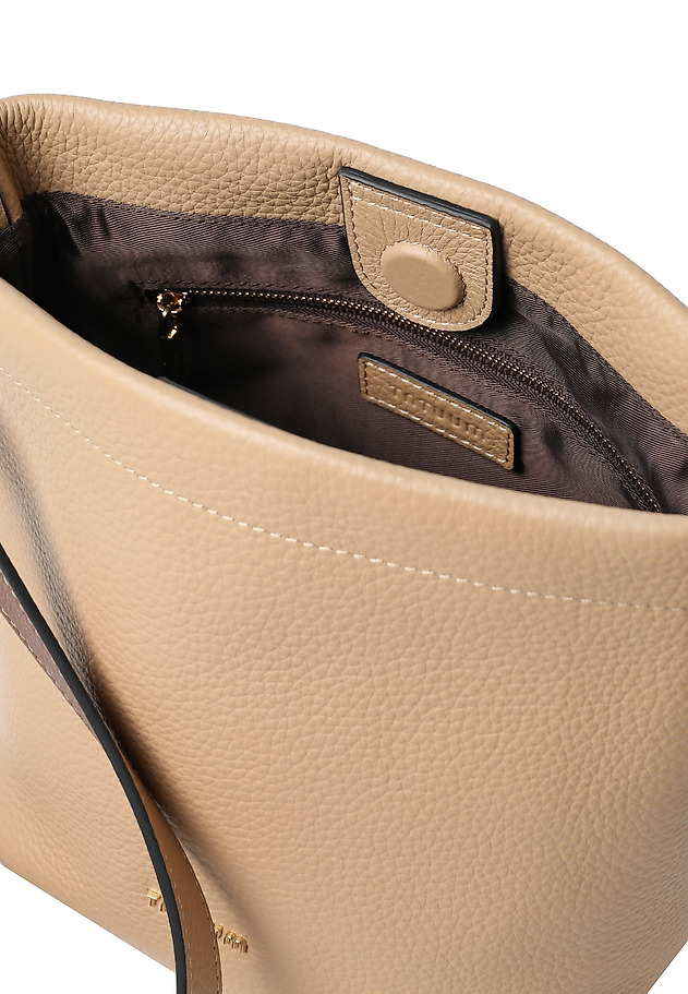 WOMEN'S LEATHER BAG - INFINITY WOMEN'S LEATHER BAG - INFINITY BEIGE 4